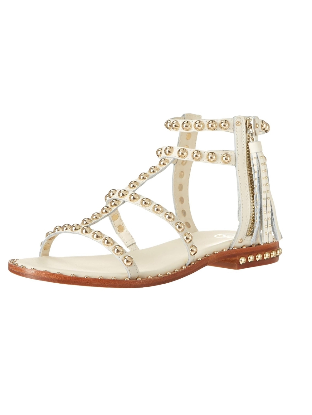 NWT ASH 'POWER' Studded Flat Gladiator Sandal, Size 35 EU